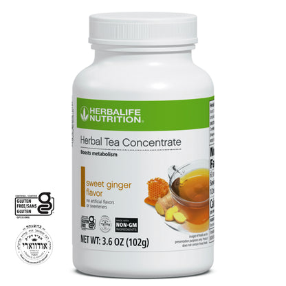 Herbal Tea Concentrate: Sweet Ginger with Non-GM Ingredients (Canister) - Herbalife Distributor