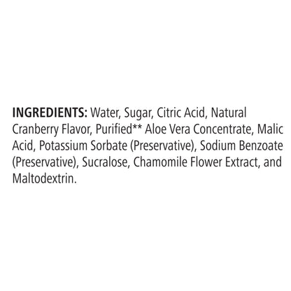 Herbal Aloe Concentrate Single-Serve Packets: Cranberry 30 Packets - Herbalife Distributor