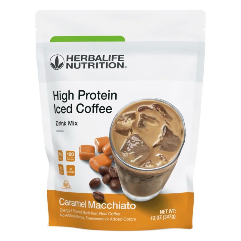 High Protein Iced Coffee: Caramel Macchiato - Herbalife Distributor