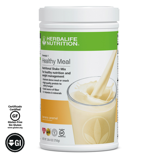 Formula 1 Healthy Meal Nutritional Shake Mix: Banana Caramel 750 g - Herbalife Distributor