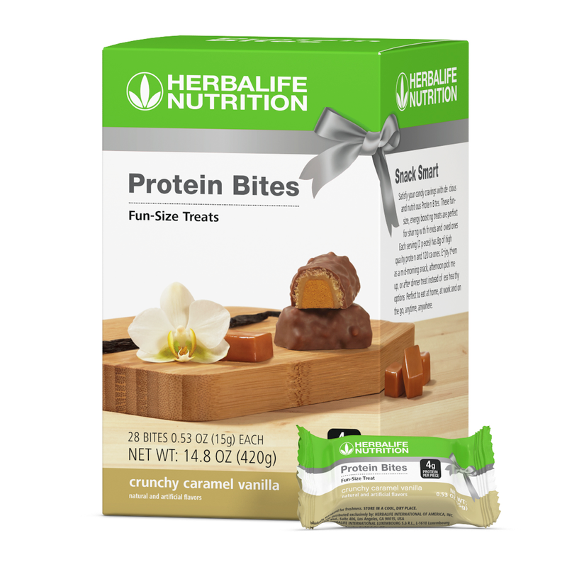 Protein Bites: Crunchy Caramel Vanilla - Herbalife Distributor