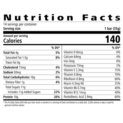 Protein Bar Deluxe: Vanilla Almond 14 Bars per Box - Herbalife Distributor