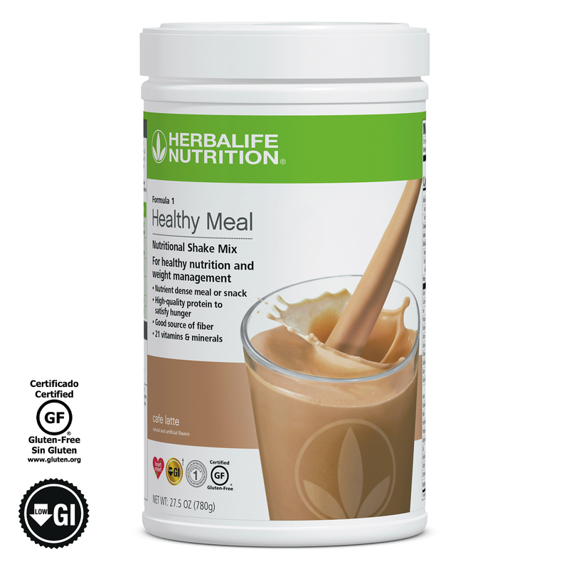 Formula 1 Healthy Meal Nutritional Shake Mix: Café Latte 780g - Herbalife Distributor