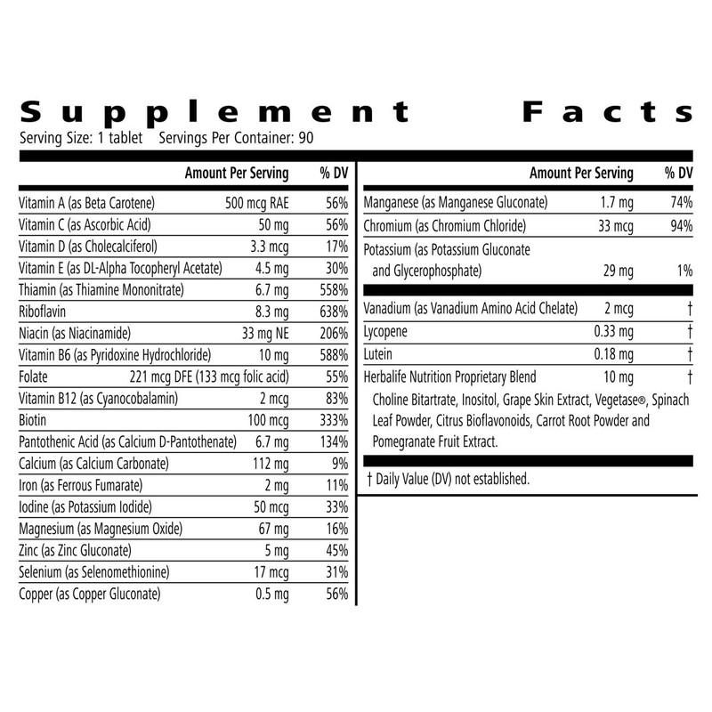 Formula 2 Multivitamin Complex: 90 Tablets
