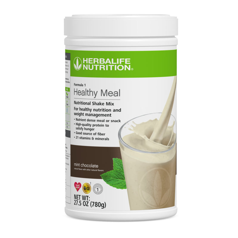Formula 1 Healthy Meal Nutritional Shake Mix: Mint Chocolate 780 g - Herbalife Distributor