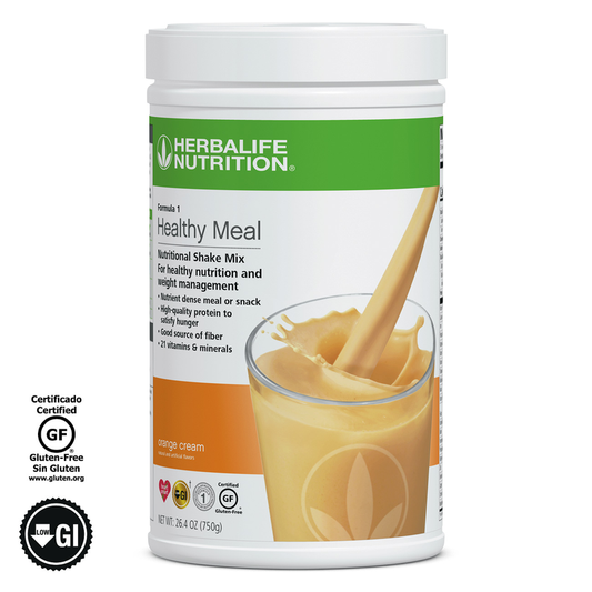 Formula 1 Healthy Meal Nutritional Shake Mix: Orange Cream 750 g - Herbalife Distributor