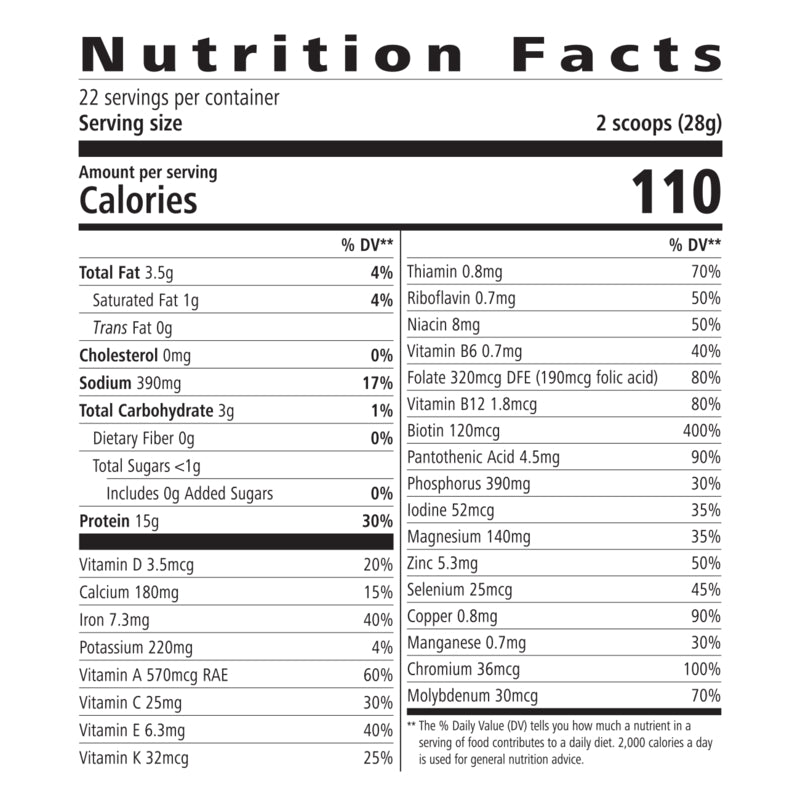 Protein Drink Mix: Vanilla 616 g - Herbalife Distributor
