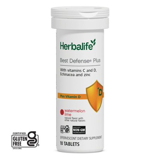 Best Defense® Plus: Watermelon Lime 10 Tablets per Tube - Herbalife Distributor